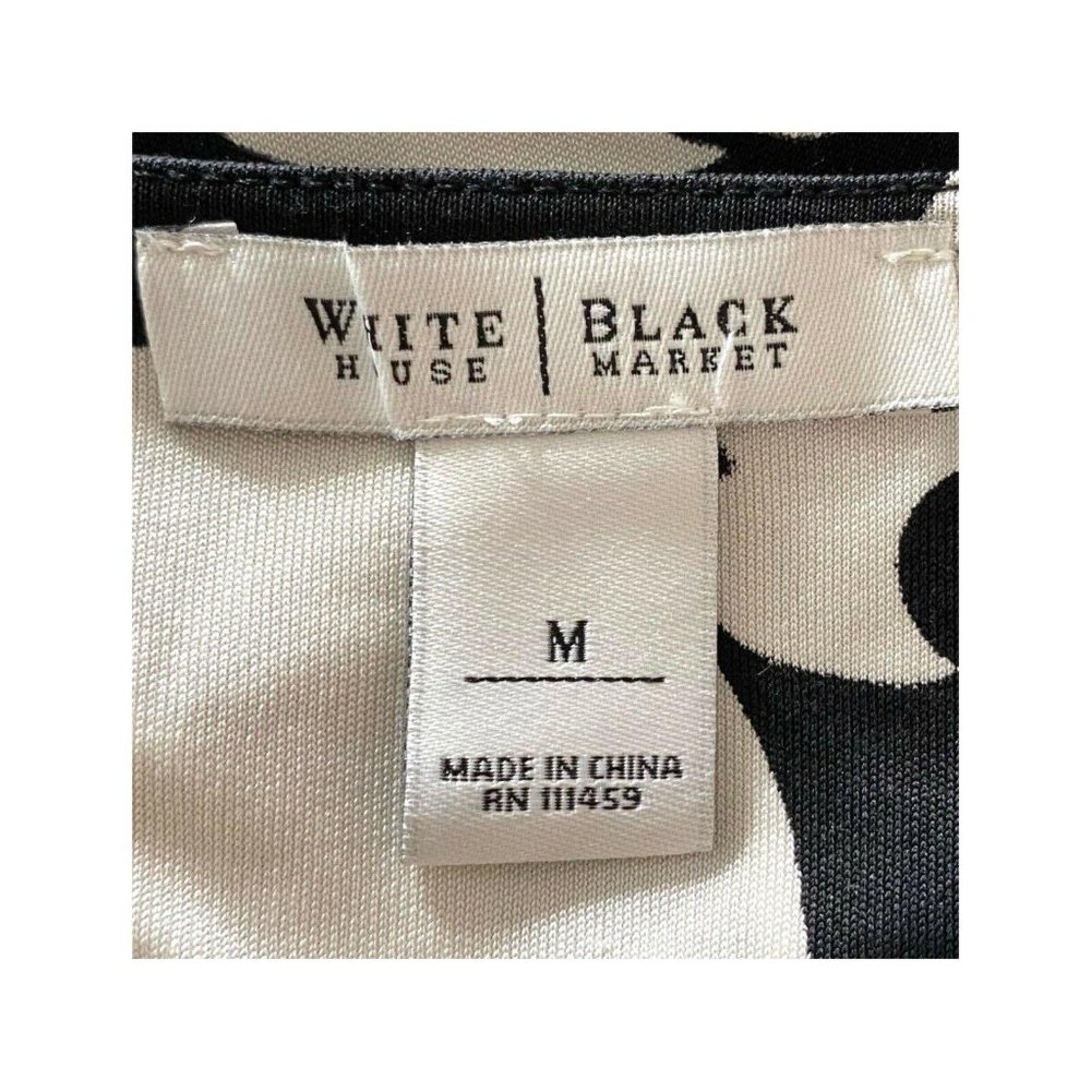 White House Black Market Silk Wrap Mini Dress - Picture 7 of 8